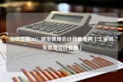 会计工资2017_研发费用会计分录举例「工资研发费用会计处理」