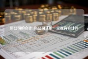 新公司的会计_新公司注册一定要有会计吗